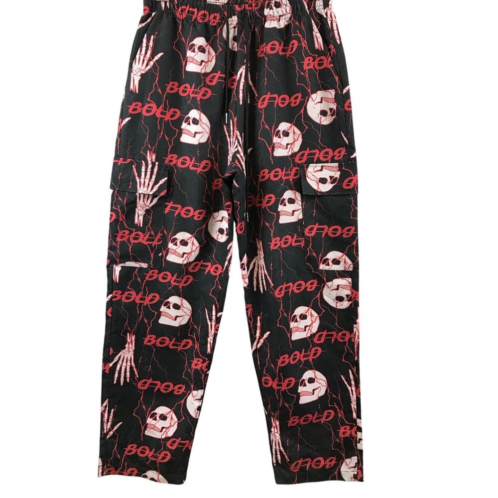 Pajama pants with‎ skulls size S by ROMWE